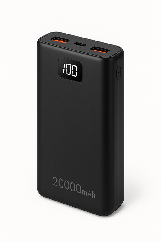 Saviyon 20000mAh Power Bank with LED Display | Fast Charging Portable Charger